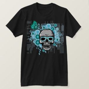 camisa azul de neón de verano