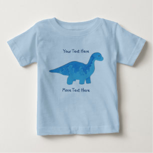Camisa azul del dinosaurio