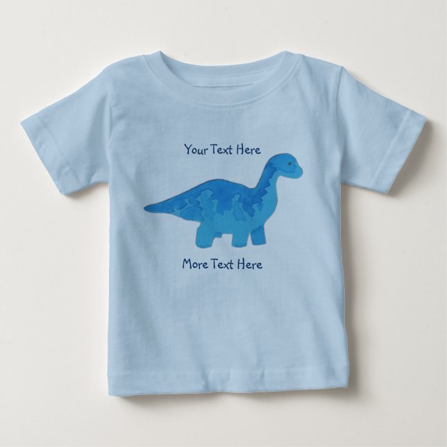 Camisa azul del dinosaurio (Anverso)