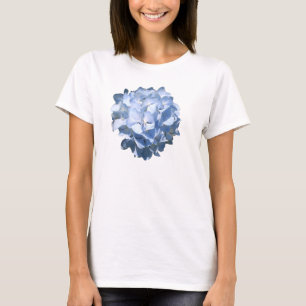 Camisa azul del Hydrangea