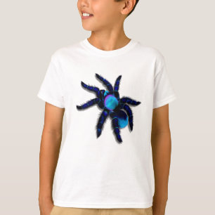 Camisa azul grande de la araña