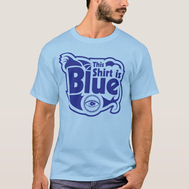 Camisa azul para el daltónico (Anverso)
