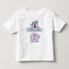 Camisa azul rosa de Hanukkah "Dreidel en la caja"