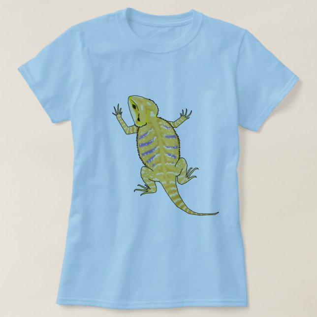 Camisa barbuda del dragón (Diseño del anverso)