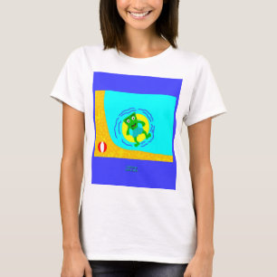 Camisa básica blanca de las mujeres francófonas de