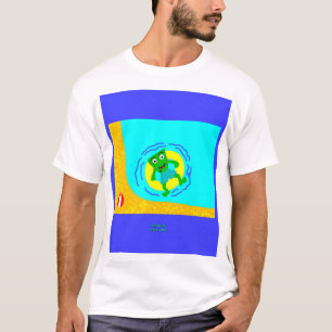 Camisa básica blanca de verano masculina para Fran
