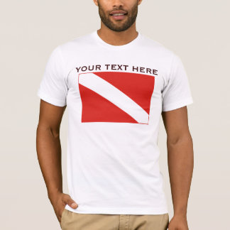 Camisa básica de la plantilla de la bandera de la