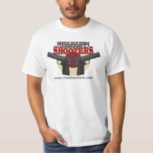 Camisa básica de las pistolas de Mississippi