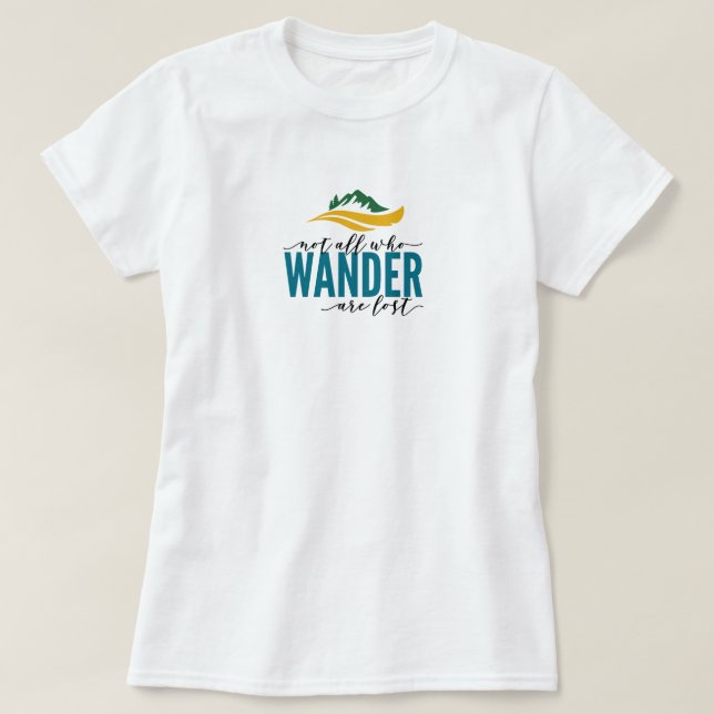 Camisa Básica para Wander Al Aire Libre (Diseño del anverso)