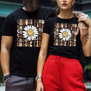 Camisa BeKind, camiseta sonriente, camiseta positi