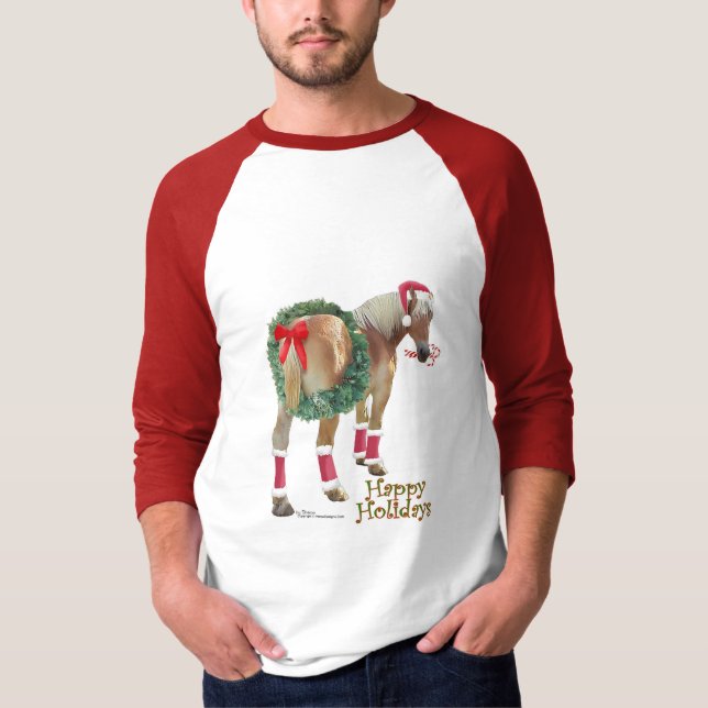 Camisa belga del navidad del caballo de proyecto (Anverso)