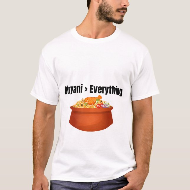Camisa Biryani > Todo Divertido Amante de la Comid (Anverso)
