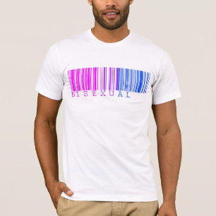 Camisa bisexual del código de barras