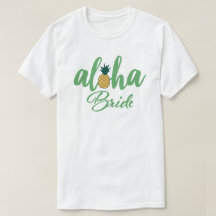 Camisa blanca Aloha Bride