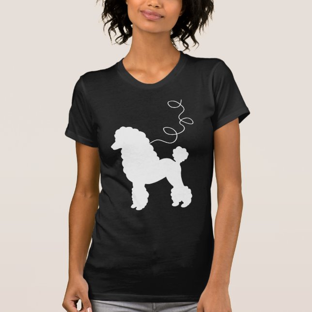 Camisa blanca de la falda del caniche (Anverso)