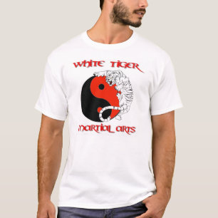 CAMISA BLANCA DE LOS ARTES MARCIALES DEL TIGRE