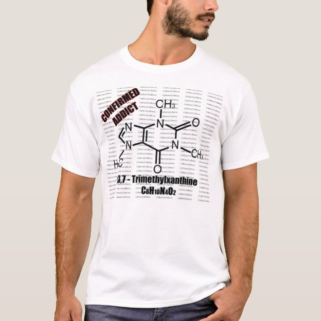Camisa blanca del cafeína (Anverso)