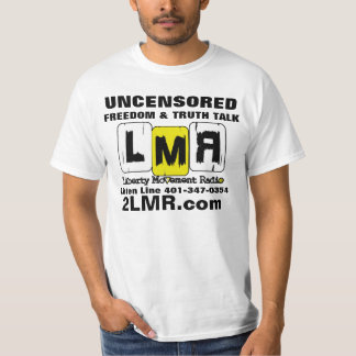 Camisa blanca del valor de LMR