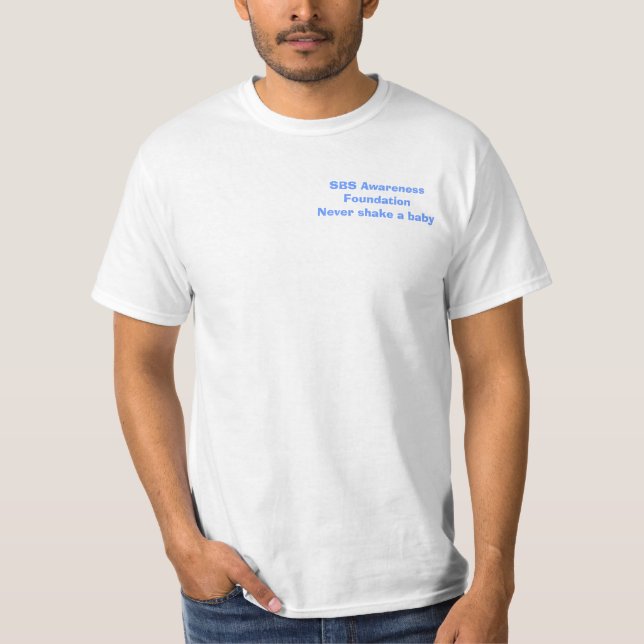 Camisa blanca para hombre de la fundación de la (Anverso)