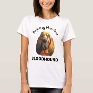 Camisa Bloodhound mejor mamá de perro