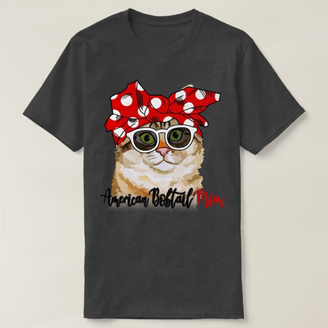 Camisa Bobtail americana Bobtail Cat Mo (Diseño del anverso)