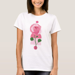 Camisa Boho de Flor Rosa
