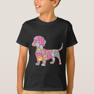 Camisa Bonita Huevos Coloridos Perro Dachshund Cac