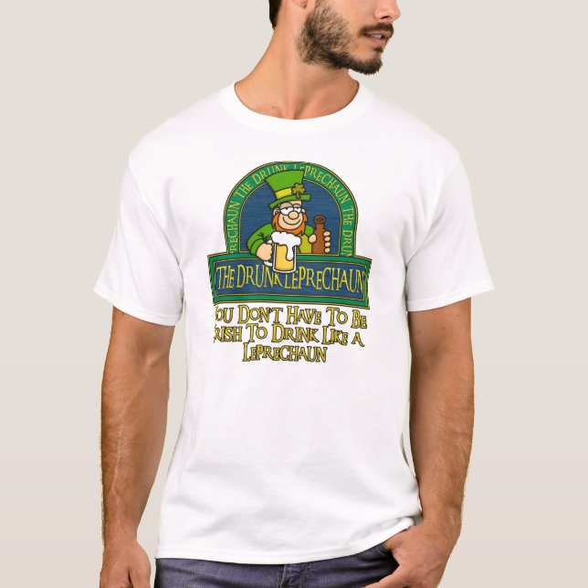 Camisa borracha del Leprechaun (Anverso)