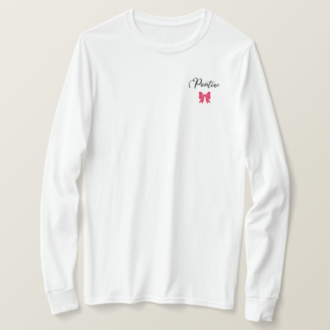 Camisa Bow de Camp Pontiac (Anverso del diseño)