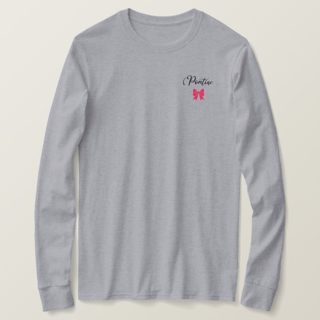 Camisa Bow de Camp Pontiac (Anverso del diseño)