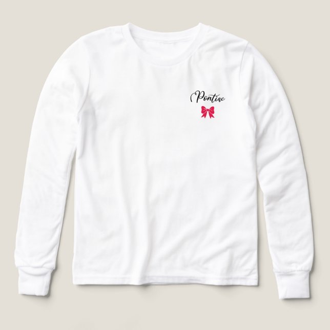 Camisa Bow de Camp Pontiac (Diseño frontal)