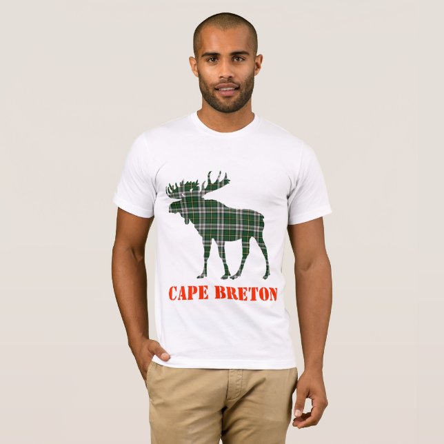 Camisa bretona del personalizable de los alces de (Anverso completo)