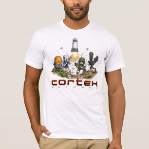 Camisa cabida chapoteo del comando de la corteza