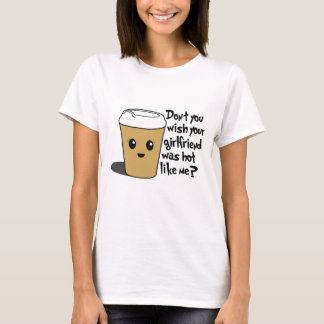 Camisa caliente del café