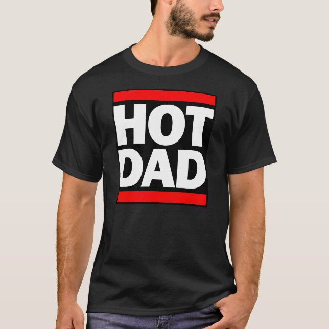camisa CALIENTE del PAPÁ del día de padres (Anverso)