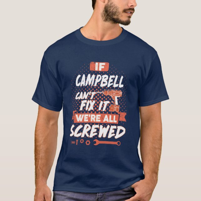 Camisa CAMPBELL, camiseta CAMPBELL para hombres mu (Anverso)