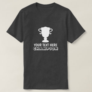 Camisa Campeona personalizado para los ganadores d