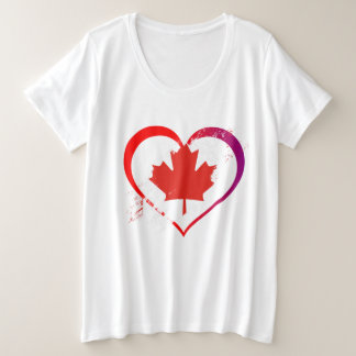 Camisa Canada Day Plus-Size