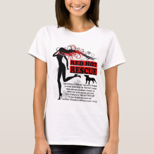 Camisa candente Desgin - logotipo grande del