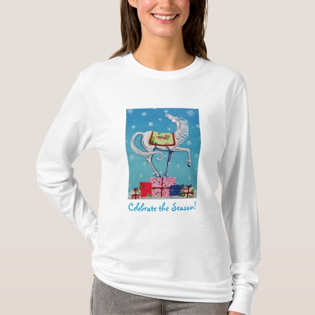 Camisa caprichosa del día de fiesta del caballo (Anverso)