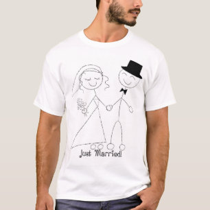 Camisa casada de la luna de miel del KRW apenas