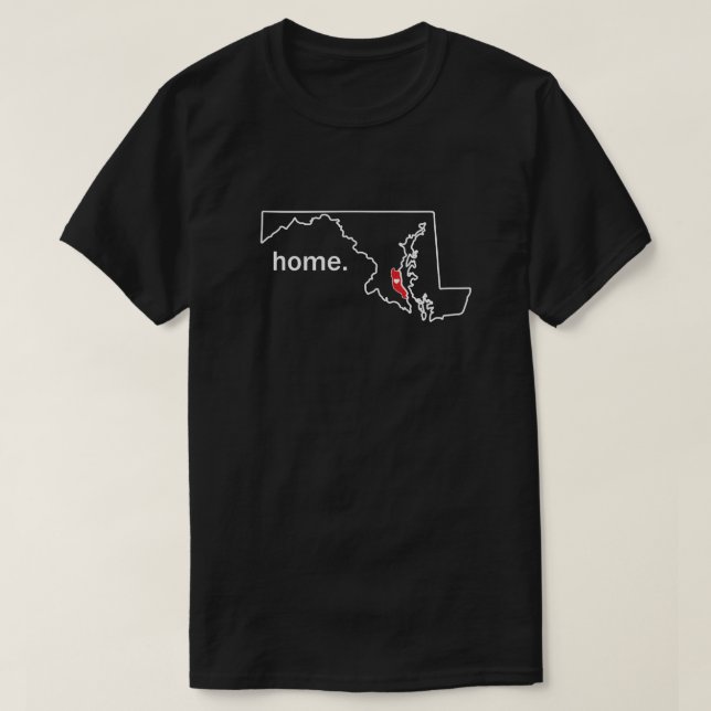Camisa casera del condado de Maryland - Calvert (Diseño del anverso)