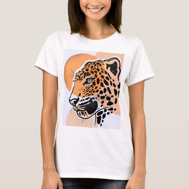 Camisa Casual de gato grande por espíritus salvaje (Anverso)
