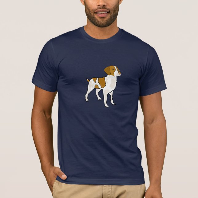 Camisa CD del dibujo animado del perro de aguas de (Anverso)