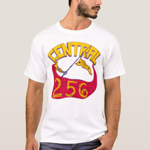 Camisa central 256 que significa camisa, camiseta