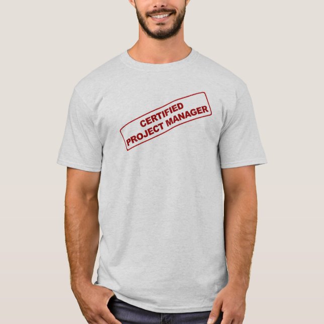 Camisa certificada del gestor de proyecto (Anverso)