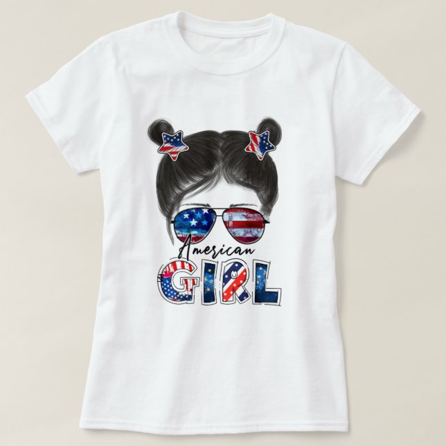 Camisa Chica americana (Diseño del anverso)