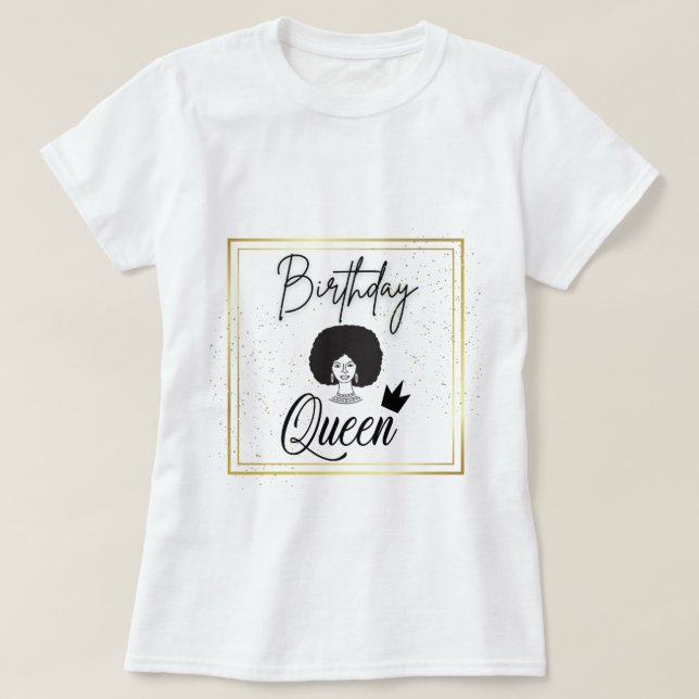 Camisa Chica de Cumpleaños (Diseño del anverso)