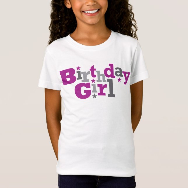 Camisa Chica de cumpleaños tipo fluctuante (Anverso)
