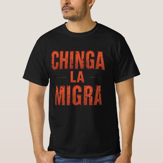Camisa Chinga La Migra - Audaz Protesta y Activism (Anverso)